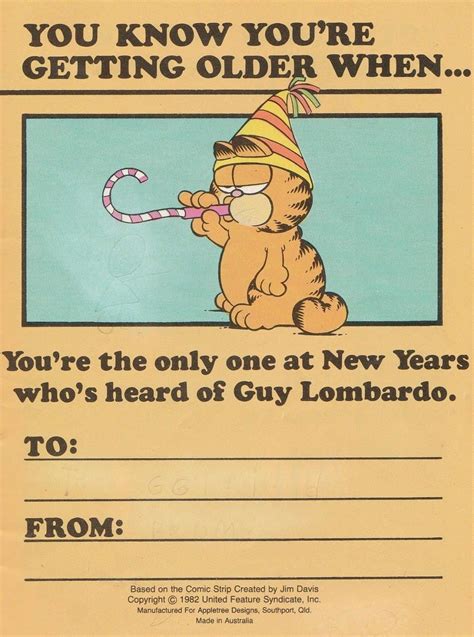 Garfield You know You re Getting Older When Epub