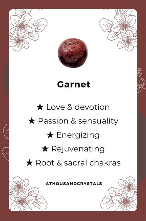 Garnet: The Gemstone of Love, Passion, and Vitality