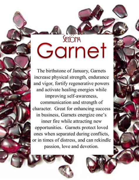 Garnet: The Stone of Ambition and Success