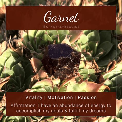 Garnet: The Stone of Passion and Vitality