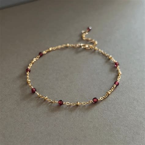 Garnet Bead Bracelets: Adorn Yourself with the Power of the January Birthstone