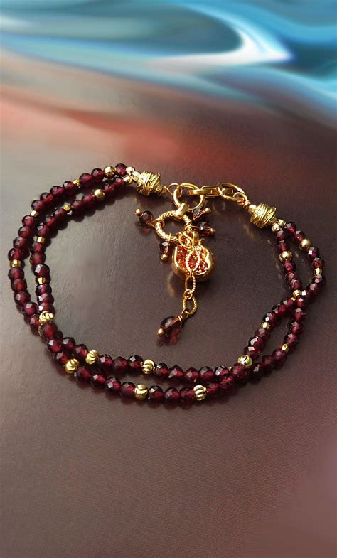 Garnet Bead Bracelets: Adorned with Ancient Wisdom and Timeless Beauty