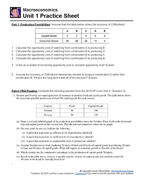 Gartner Macroeconomics Exercise Answers PDF