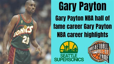 Gary Payton Career Highlights