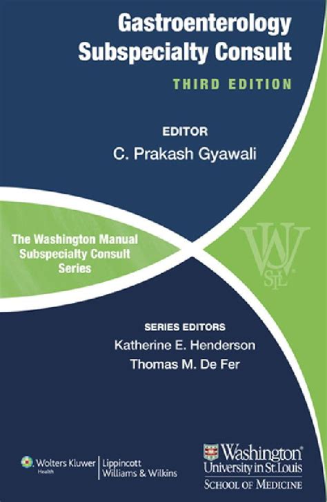 Gastroenterology Subspecialty Consult The Washington Manual Subspecialty Consult 3rd Edition Doc