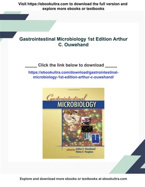 Gastrointestinal Microbiology, Vol. I 1st Edition Doc