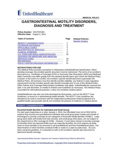 Gastrointestinal Motility Disorders Diagnosis and Treatment Epub