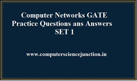 Gate Exam Questions With Answers For Computer Science Reader