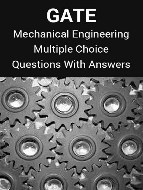 Gate Mechanical Objective Questions Answers Kindle Editon