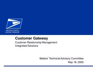 Gateway Customer Solutions Epub