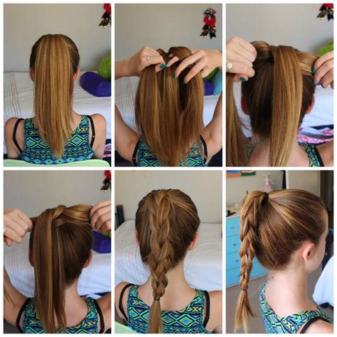 Gather your hair into a high ponytail: