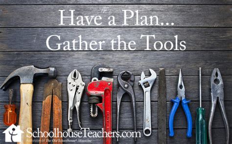 Gather your tools: