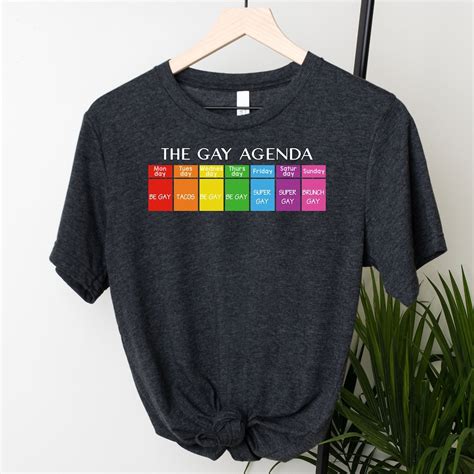 Gay Agenda Shirt: A Bold Statement of Pride and Visibility