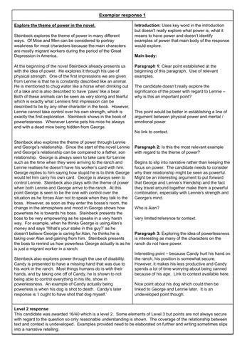 Gcse Of Mice And Men Model Answers Epub