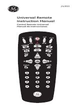 Ge Universal Remote Programming Codes Manual For 24993 V2 Ebook Doc