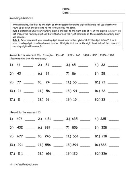 Ged Math Practice Sheets Printable With Answers PDF