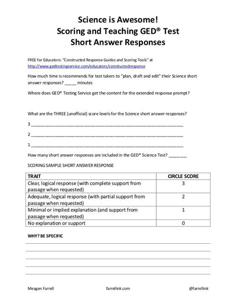 Ged Short Answer Questions Kindle Editon