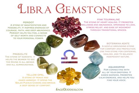 Gemstones Associated with Libra