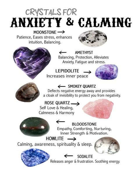 Gemstones for Calming the Anxious Mind