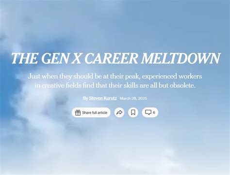 Gen X Career Meltdown