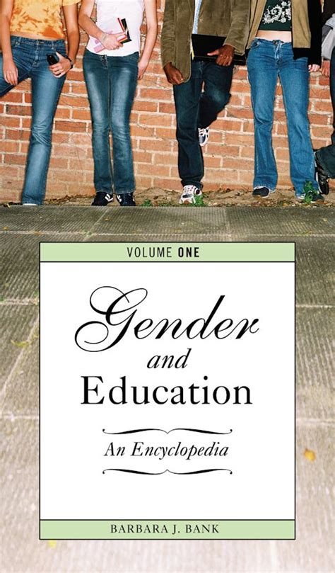 Gender and Education An Encyclopedia 2 Vols. PDF