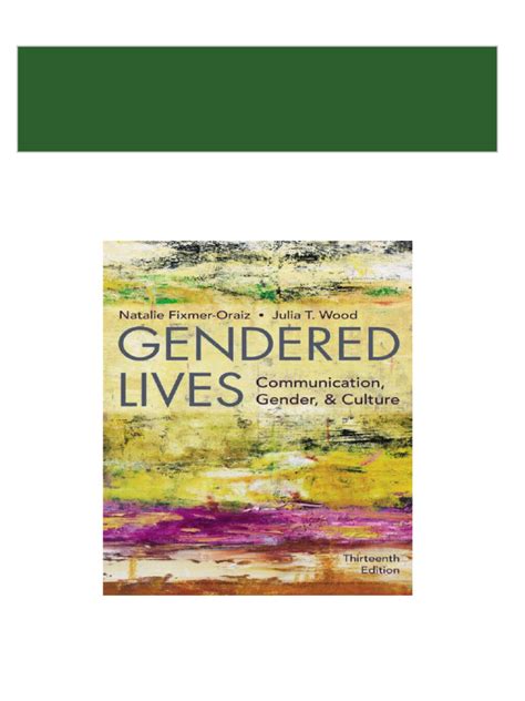 Gendered Lives: Communication, Gender and Culture Ebook PDF