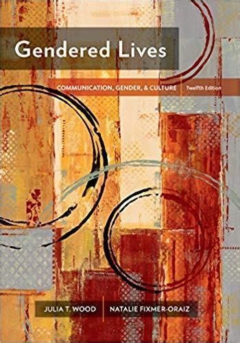 Gendered Lives Julia Wood Ebook PDF