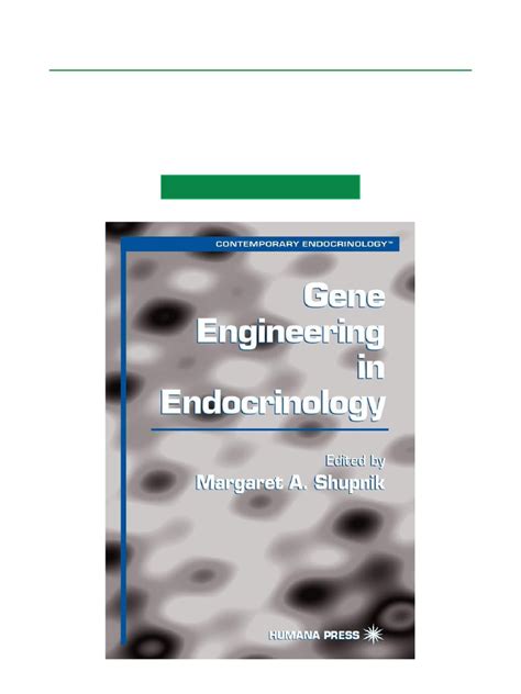 Gene Engineering in Endocrinology 1st Edition Kindle Editon