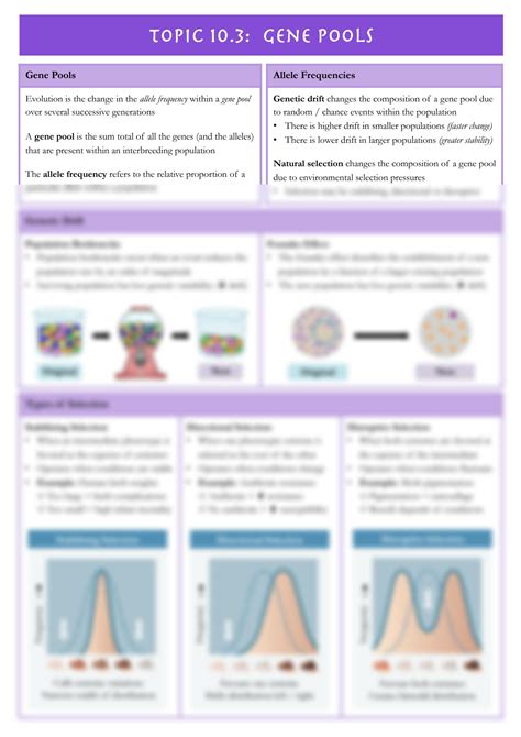 Gene Pools Answer Epub