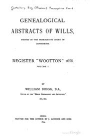 Genealogical Abstracts of Wills Doc