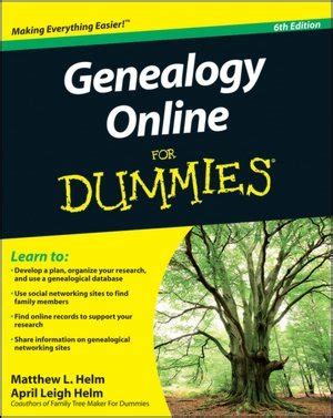 Genealogy For Dummies For Dummies Computer Tech Kindle Editon