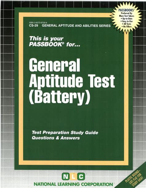 General Aptitude Test Battery (GATB) - Nelson Ebook Epub