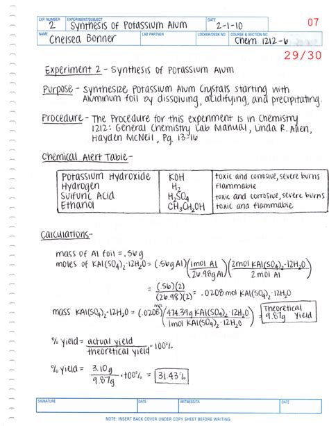 General Chemistry 1212 Lab Solutions Epub