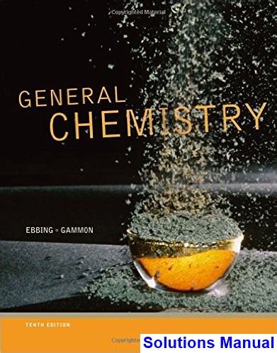 General Chemistry Ebbing Solutions 10 Edition PDF