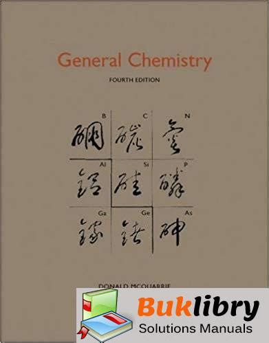 General Chemistry Edition 4 Mcquarrie Solutions Manual PDF