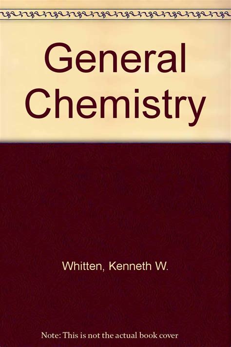 General Chemistry Whitten With Answer Key Kindle Editon