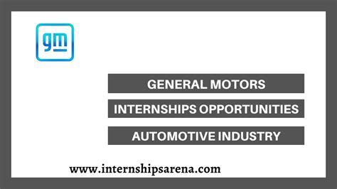 General Motors Software Engineering Internship: A Cutting-Edge Opportunity for Future Tech Leaders