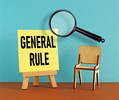 General Rule: