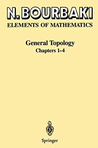General Topology Chapters 1-4 2nd Printing Reader