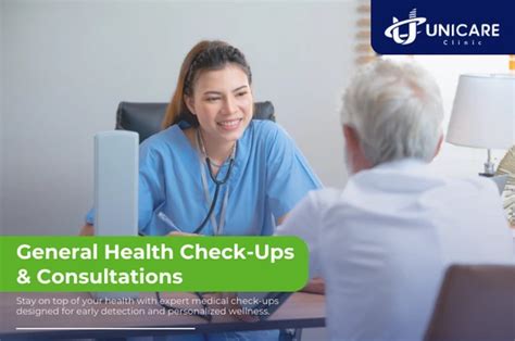 General consultations and check-ups: