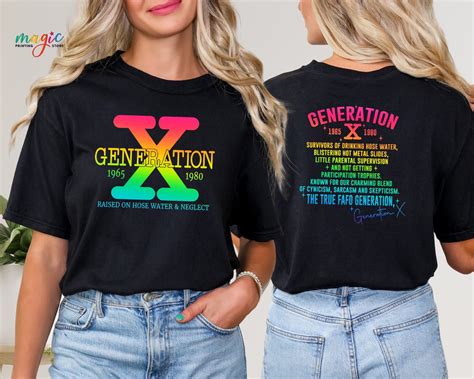 Generation X Shirts: Quirky Fashion Statements for a Nostalgic Generation