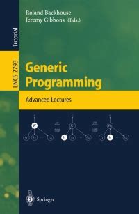 Generic Programming 1st Edition PDF
