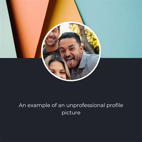 Generic or Unprofessional Profile: