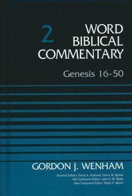 Genesis 16-50 Volume 2 Word Biblical Commentary Kindle Editon