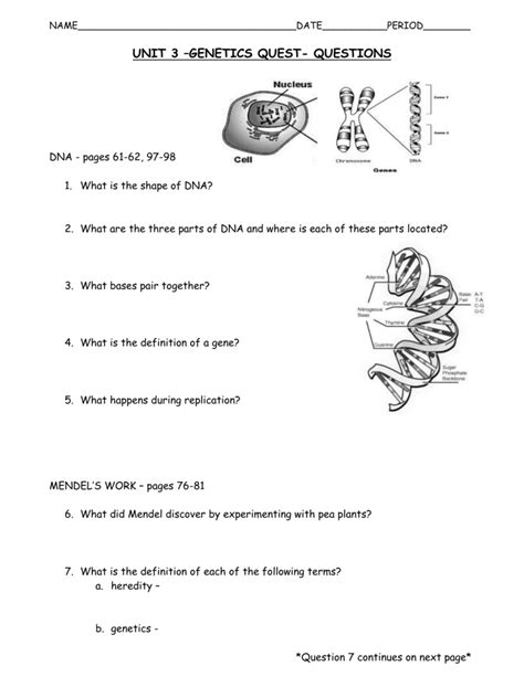 Genetics Questions And Short Answers Epub