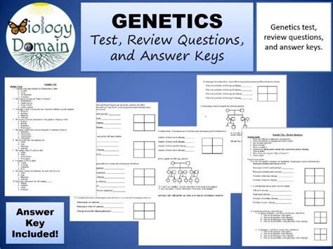 Genetics Tests With Answers Epub