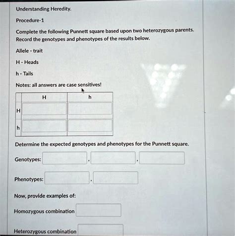 Genotypes And Phenotypes For Two Trait Answers Reader