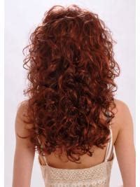 Gentle Auburn Curly Long Synthetic Wigs