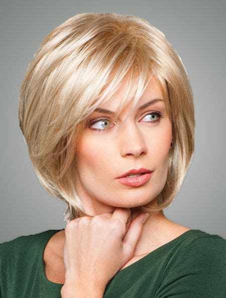 Gentle Blonde Straight Chin Length Bob Wigs