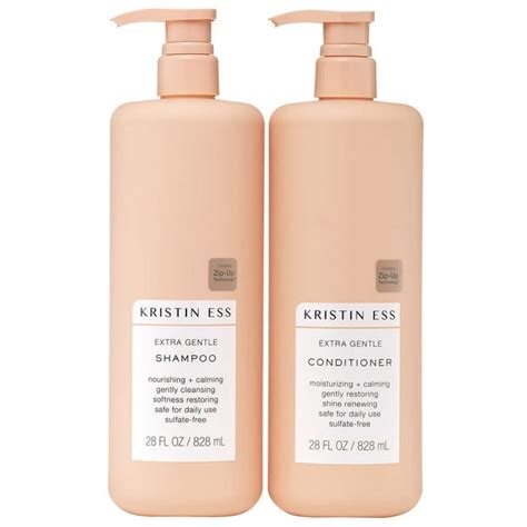 Gentle Shampoos and Conditioners: